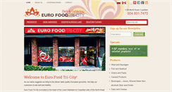 Desktop Screenshot of eurofood.ca